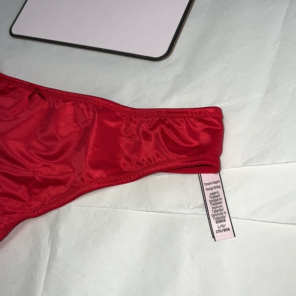 (L) Victoria’s Secret Red THONG Bells Panty Underwear - Picture 3 of 9